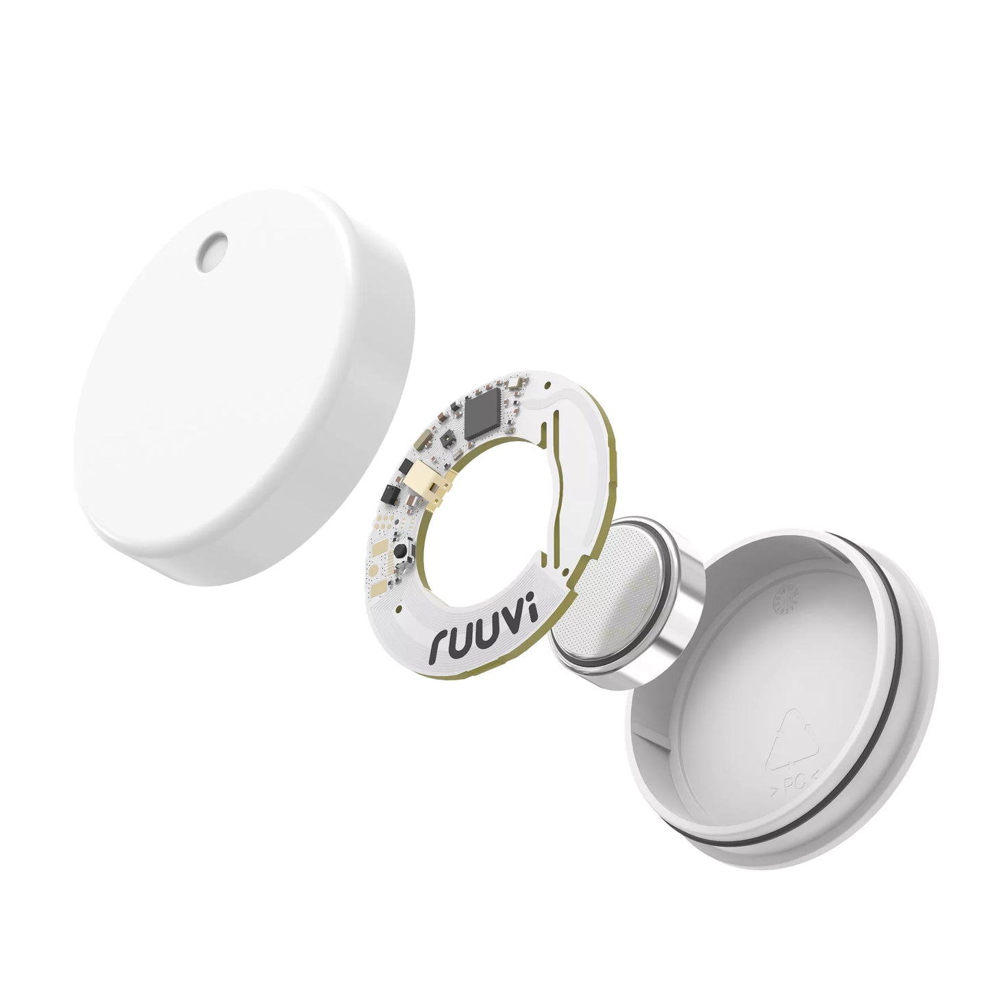 RuuviTag Wireless Bluetooth Sensor (4in1) เซนเซอร์ตรวจวัดสภาวะแวดล้อม อุณหภูมิ ความชื้น ความดันอากาศ การเคลื่อนไหว
